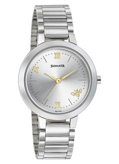 Round Shape Stainless Steel Analog Wrist Watch