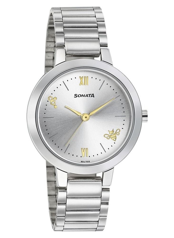 Sonata - Round Shape Stainless Steel Analog Wrist Watch - Image 1