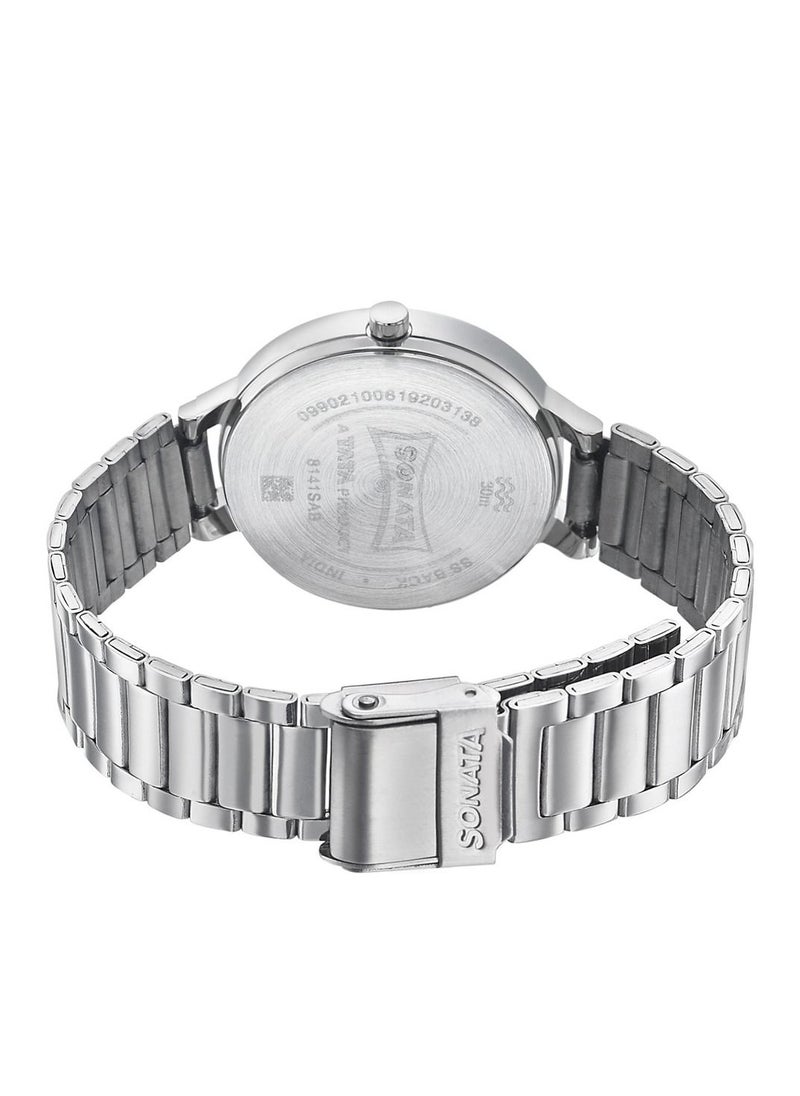 Sonata - Round Shape Stainless Steel Analog Wrist Watch - Image 1