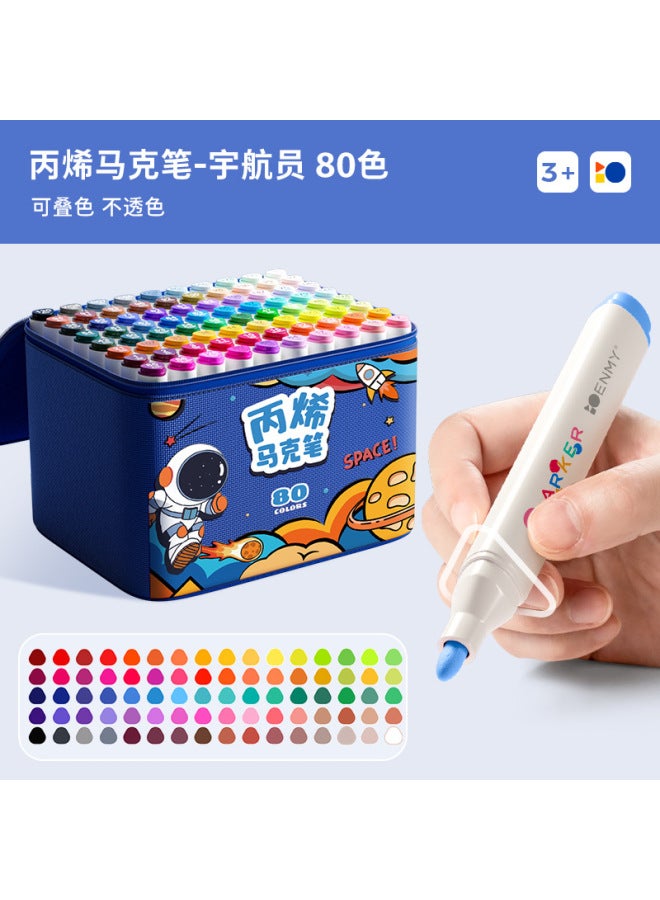 Enmi Acrylic Marker Pen For Children And Students Opaque Color Stackable Water-based Painting Set - Image 1