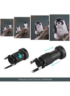 Generic Portable 11X Micro Magnification Director's Viewfinder View Finder Scene Viewer Mini 41mm Front Thread Telescopic Zoom Photography Accessories for Professional Photographer  - Image 3