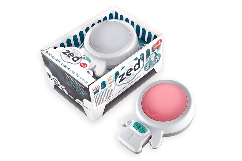 ROCKIT Zed by Rockit Baby Sleep Aid Helps Your Baby Sleep 6 Vibration Modes and Calming Red Light Place on Any Mattress Suitable for Cribs Moses Baskets Cots and Beds from Newborn