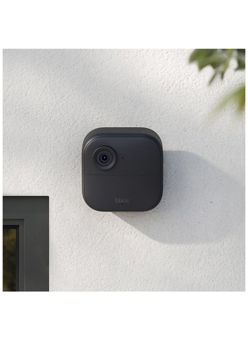 Blink - Blink - Outdoor 4 5-Camera Wireless 1080p Security System with Up to Two-year Battery Life - Black - Image 1