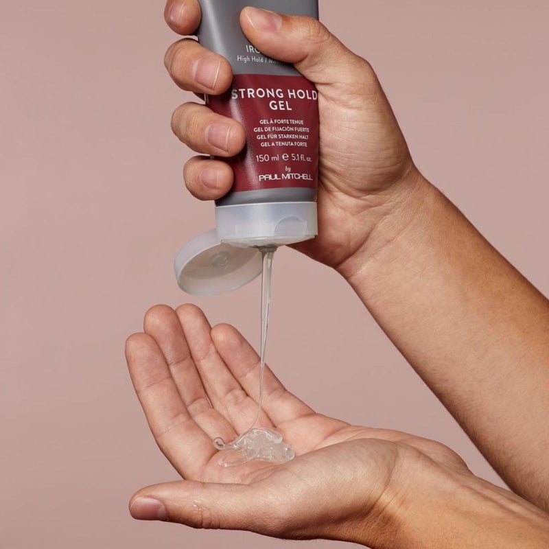 MITCH by Paul Mitchell Iron Grip Strong Hold Gel, High Hold, Medium Shine, For All Hair Types + Textures, 5.1 fl. oz - Image 2