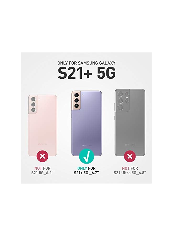 سوبكيس حافظة سلسلة UBPro لهاتف Galaxy S21+ Plus 5G (إصدار 2021)، حافظة متينة بطبقة مزدوجة لكامل الجسم وحافظة بمسند بدون واقي شاشة مدمج - Image 2