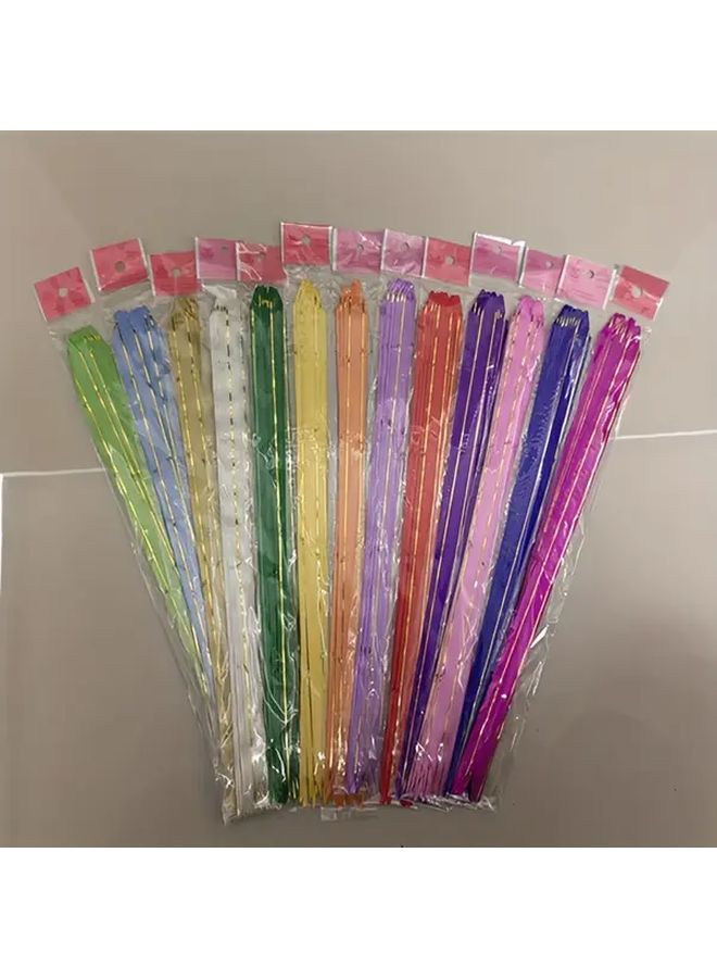 199 Pcs Multicolor Ribbon Bows For Gift Wrapping And Party Decorations - Image 5