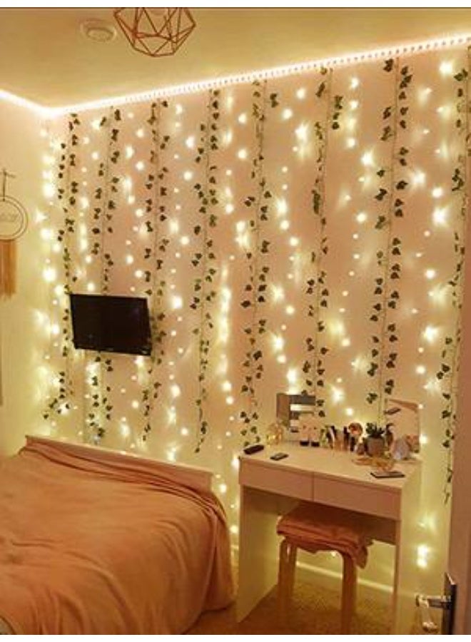 فخامه 🌸شياكه🌿هدووووووووووء🌹 🌿🌿ستاره شلال زرع البيبي لايت🌿🌿ستاره ٣في ١ ممكن تستخدميها شلال نور فقط - شلال زرع فقط- الاثنين مع بعض 🌸الجديد من أوركيد🌸  ستاره ٢٠٢٥ لكل بيت 😍 ستاره بيبي لايت اضاءه وورم وشلالات زرع ⚡️بتتعلق علي الشباك - علي الستاير - علي الحائط-في حديقه المنزل-لهواة الاضاءه الخافته والديكور المميز - للمناسبات - للاعياد- لرمضان  علي مدار السنه تسد معاكي💪🏻 ⚡️الستاره مقاس ٣ متر عرض في ٢،٣٠طول⚡️ تتكون من ١٢ فرع (٦ فرع اضاءه+٦فرع زرع صناعي) - Image 2