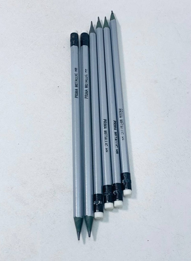 بريما كيس قلم رصاص بريما الخشب قلم  باستيكة  الكيس : ١٢ قلم - Image 2