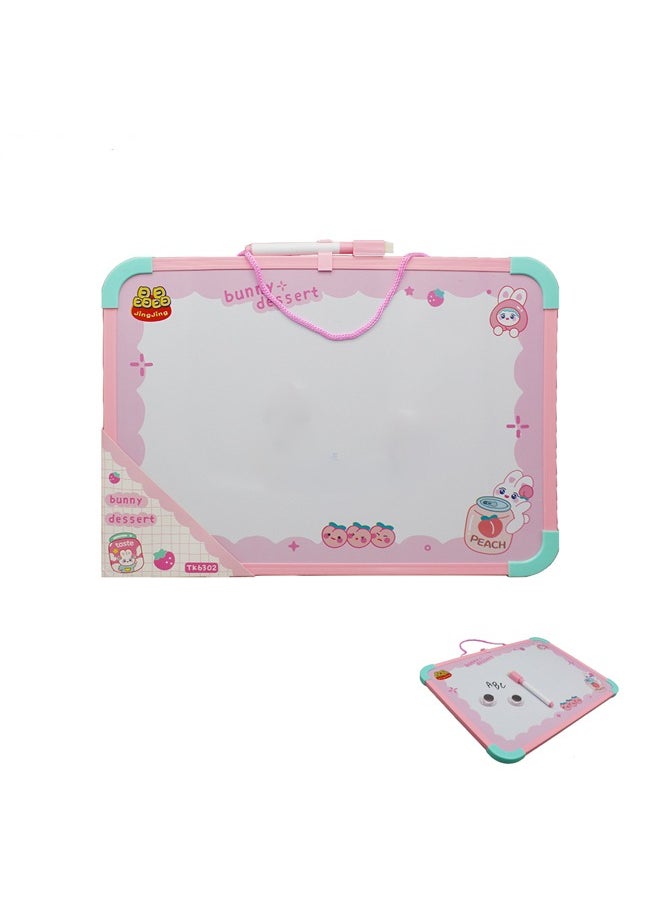 ATM Bunny Dessert Themed Whiteboard with Marker - Kids' Writing & Drawing Board  - Image 3