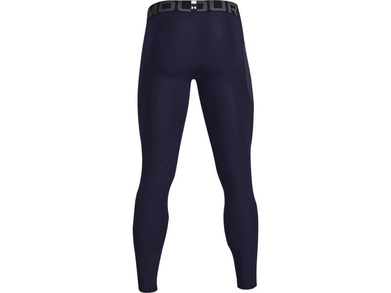 UNDER ARMOUR سروال ليجنز من أندر أرمور للرجال بتقنية هيت جير، لون منتصف الليل Navy (410)/أبيض، مقاس 4X-Large Tall - Image 5