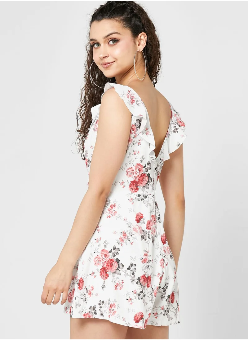 Ginger Printed Playsuit