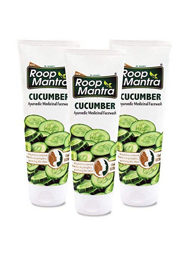Roop Mantra Cucumber Face Wash 115 Ml (Pack Of 3) - Image 2