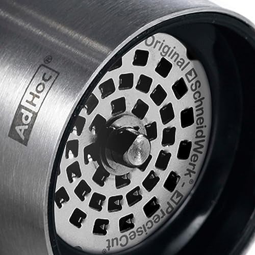 AdHoc Pepe Chili Cutter and Spice Grinder - Easy Clean Dried Herb Spice & Herb Cutter - Stainless Steel & Acrylic Mill for Dried Chili - Manual Mill with Stainless Steel Blades - Image 4