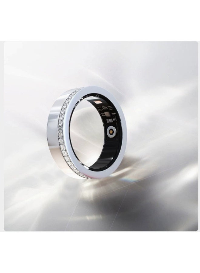 Smart Ring with Health Monitoring, IP68 Waterproof, BT 5.1, Magnetic Charging - Image 1