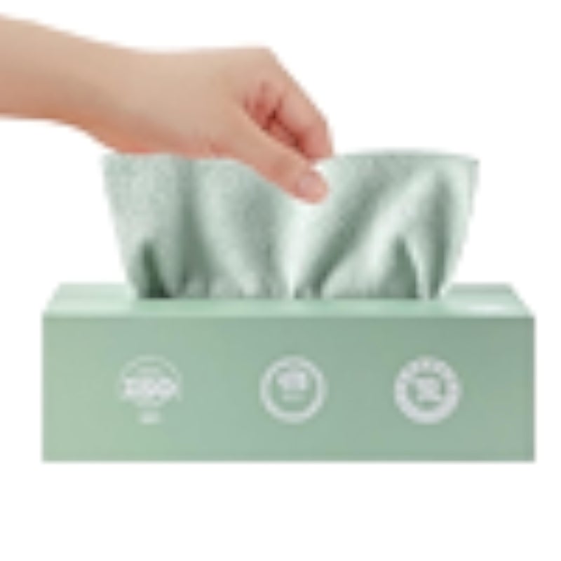 Goodern 20 Sheets Disposable Cleaning Cloths Cleaning Towels Microfiber Towel,Reusable Dish Cloths with Dispenser Box,Lazy Rags Car Wipes,Multi-Purpose Cleaning Cloths for Home Kitchen Hospital-Green