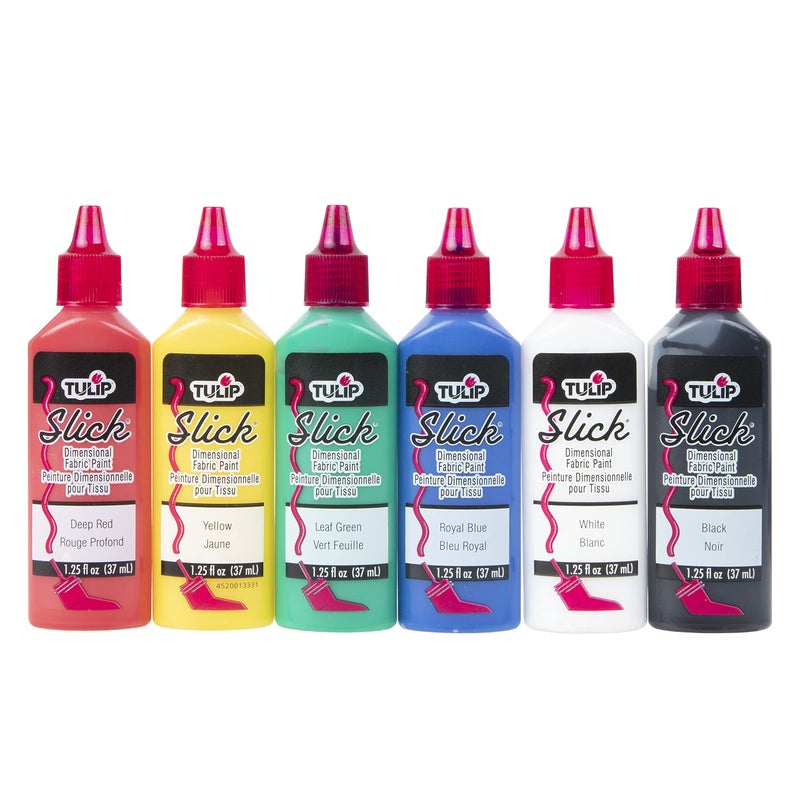 TULIP 17581 Dimensional Metallic Fabric Paint, 6-Pack (Slick) - Image 4
