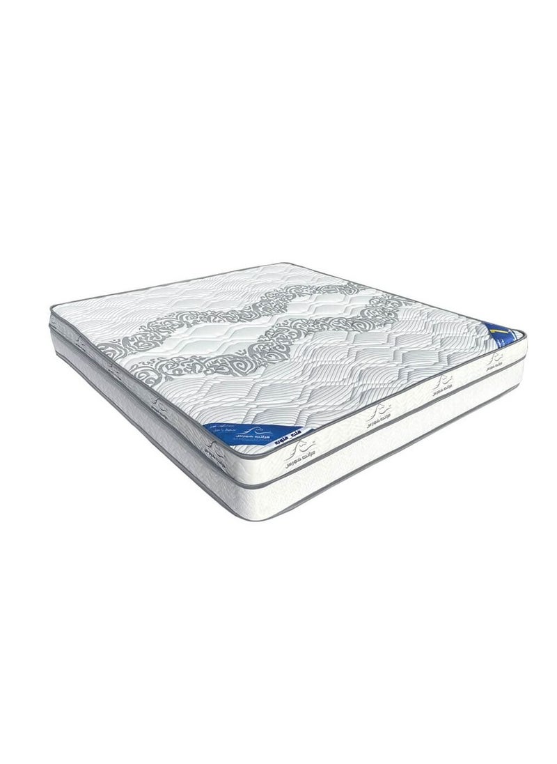 HORSE MATTRESS - Experience Hotel-Inspired Comfort With Super King Size Bed Mattress By Horse Mattresses - Luxurious Design With High-Density Inner Foam Layers And Coiled Bonnell Springs, 200 x200 With Thickness 26 cm - Image 1