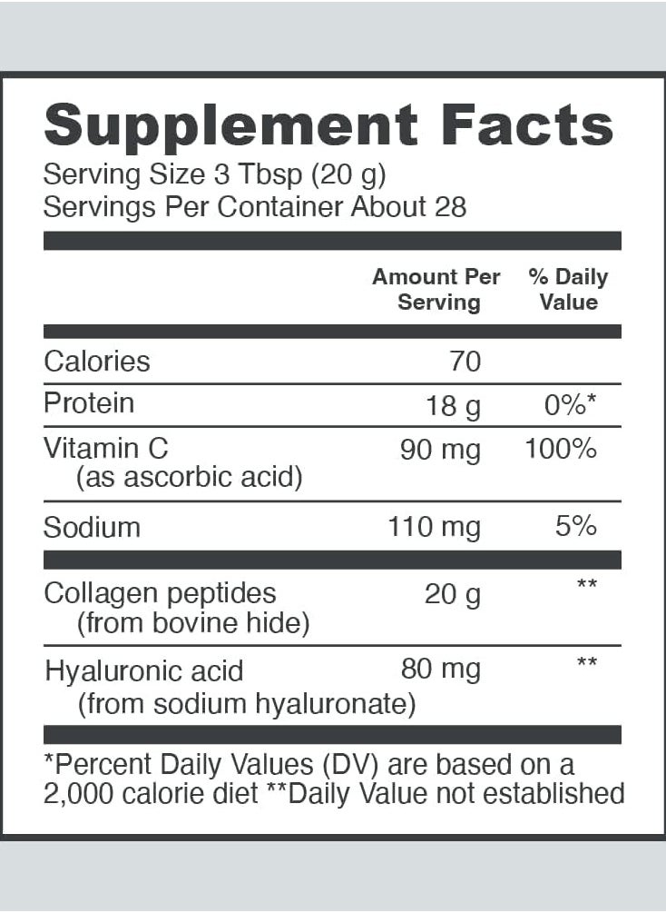 Vital Proteins Unflavored Collagen Peptides, 20 Ounce  - Image 3