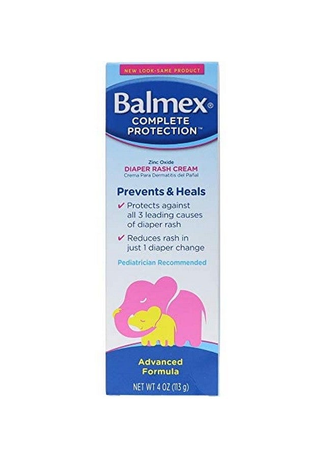 Balmex Balmex Diaper Rash Cream With Zinc Oxide 4 Oz (Pack Of 2)