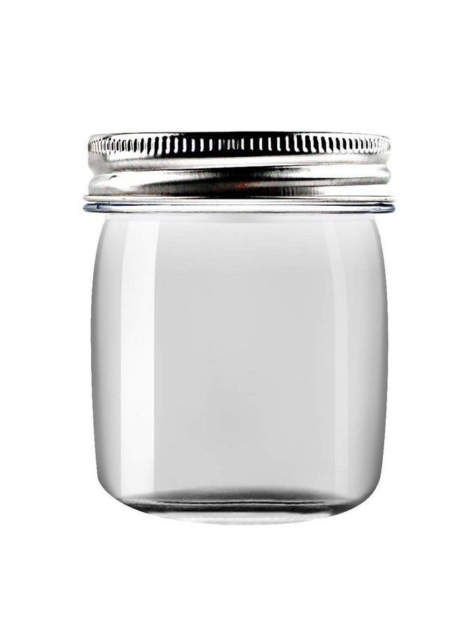 Novelinks 8 Ounce Clear Plastic Jars Containers With Screw On Lids Refillable Round Empty Plastic Slime Storage Containers For Kitchen & Household Storage Bpa Free (16 Pack)  - Image 3
