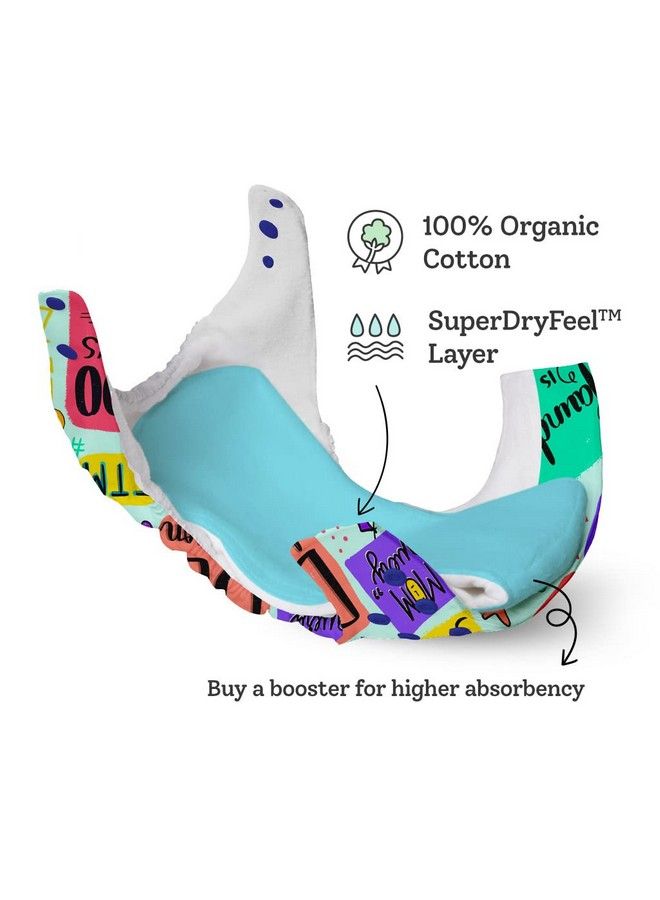 Superbottoms حزمة بداية حفاضات قماشية للأطفال مع 2 حفاضات أونو بحجم واحد الإصدار الجديد - Image 3