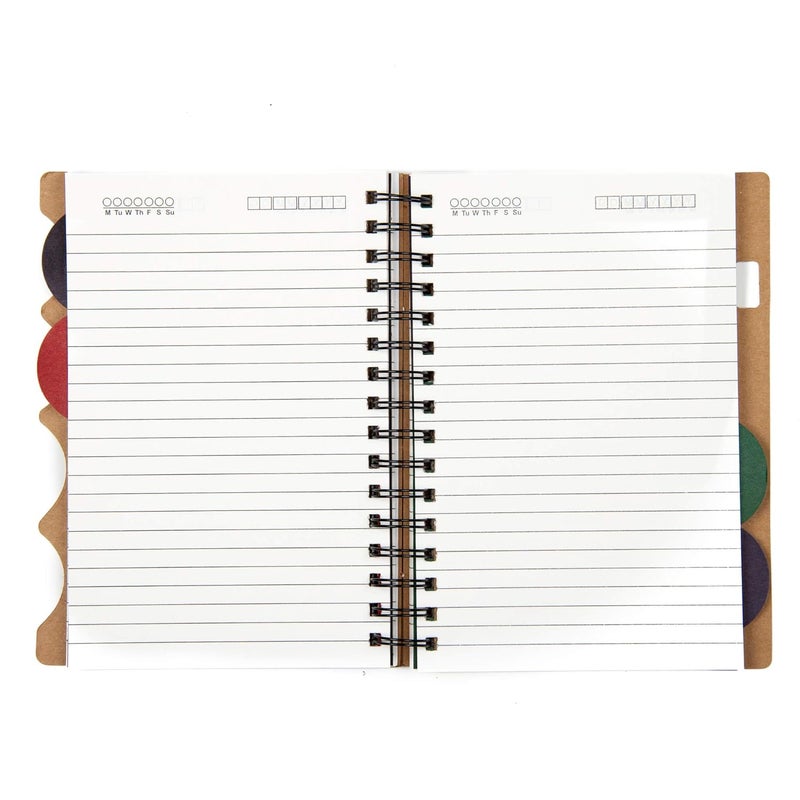 CUBIC ECO A5 5-Subject Spiral Notebook – 300 Ruled Pages | Eco-Friendly Kraft Cover | Sturdy Wiro Binding | Ideal for School, Office & Personal Notes (Green) - Image 5