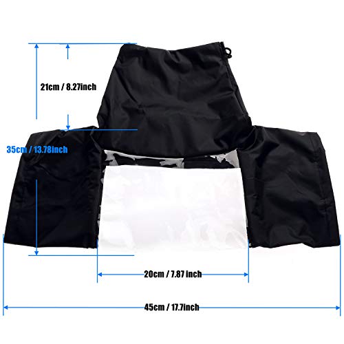 WANBY Waterproof Camera Rain Cover Professional Soft Black Camera Rain Covers for All DSLR SLR Cameras - Image 3