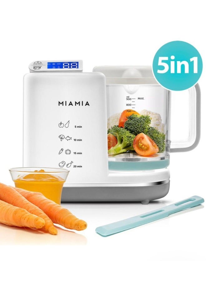 Mia - MiaMia 5 in 1 Baby Food Maker (Steam, Mix, Reheat, Keep Warm, Sterilize) - Image 1