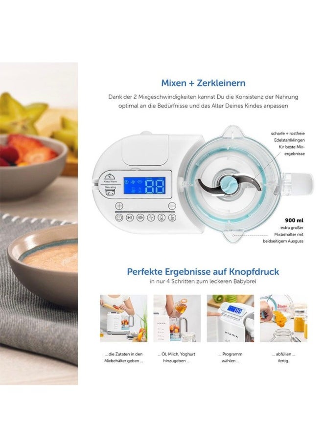 Mia - MiaMia 5 in 1 Baby Food Maker (Steam, Mix, Reheat, Keep Warm, Sterilize) - Image 1