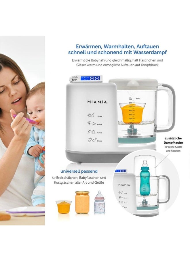 Mia - MiaMia 5 in 1 Baby Food Maker (Steam, Mix, Reheat, Keep Warm, Sterilize) - Image 1