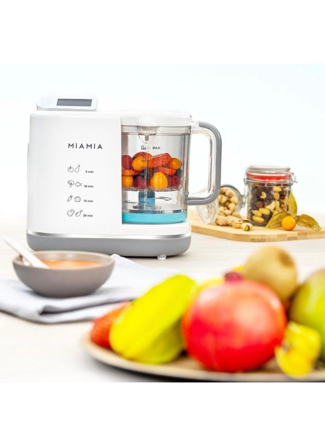 Mia - MiaMia 5 in 1 Baby Food Maker (Steam, Mix, Reheat, Keep Warm, Sterilize) - Image 1