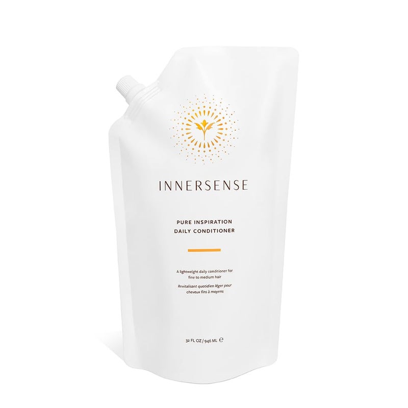 innersense INNERSENSE Organic Beauty - Natural Pure Inspiration Daily Conditioner | Non-Toxic, Cruelty-Free, Clean Haircare (32 oz Refill Pouch)