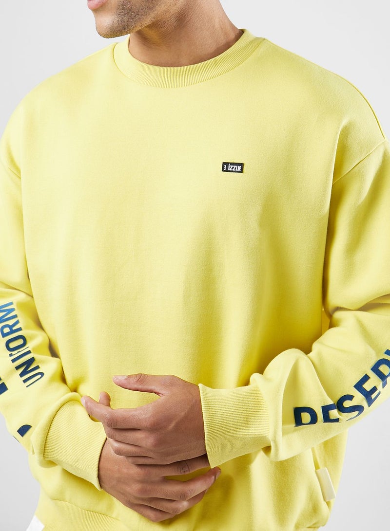 إيسو سويت شيرت بتطريز كتابة - Image 3