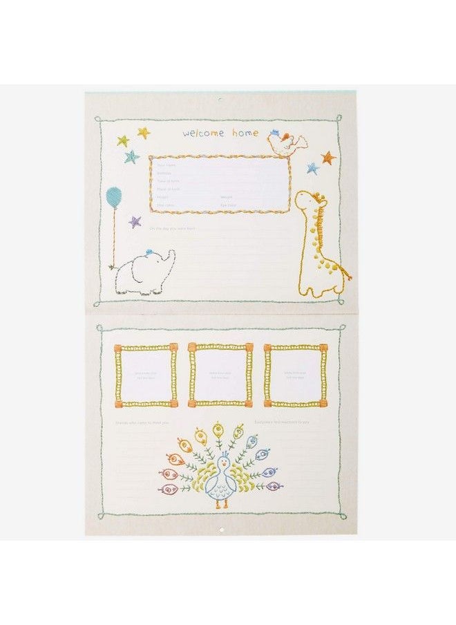 C.R. Gibson Animals Ello Worldbaby Calendar Baby First Year Tracker 11 W X 18 H  - Image 4