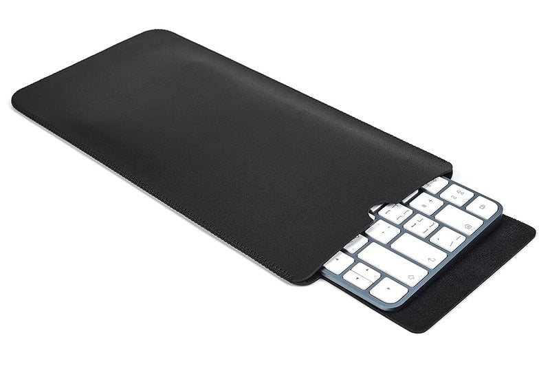 CASEDAO Magic Keyboard PU Leather Sleeve Case for 2024 2023 2021 Apple Magic Keyboard M4 M3 M1 chip A2449 A2450 / Magic Keyboard 2 MLA22LL/A A1644,Apple iMac 24 inch 2024 2023 Keyboard Bag Accessories-Black - Image 3