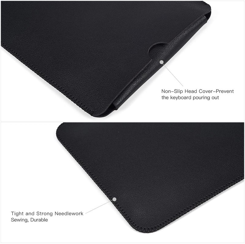 CASEDAO Magic Keyboard PU Leather Sleeve Case for 2024 2023 2021 Apple Magic Keyboard M4 M3 M1 chip A2449 A2450 / Magic Keyboard 2 MLA22LL/A A1644,Apple iMac 24 inch 2024 2023 Keyboard Bag Accessories-Black - Image 4
