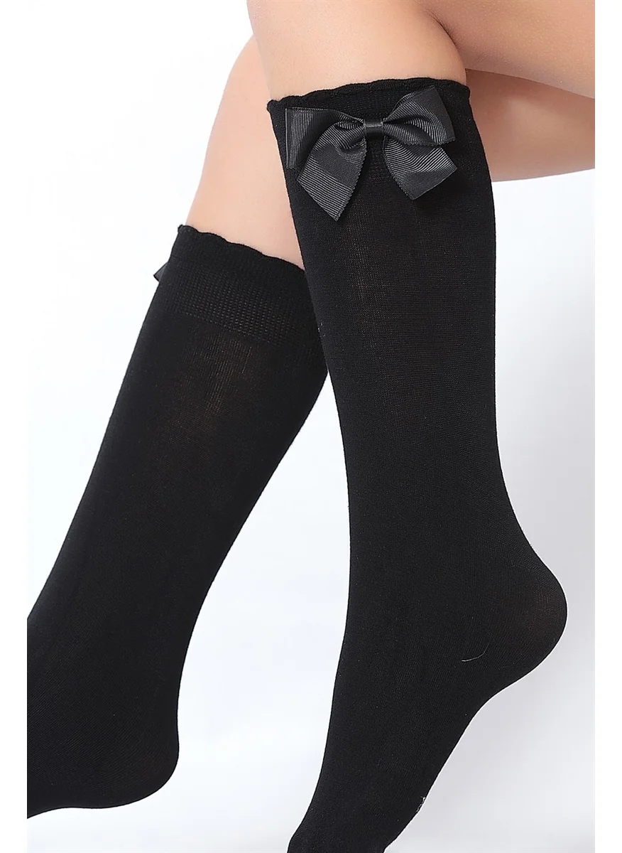 دايمود Soft Bowknot Viscose Kids Knee Socks