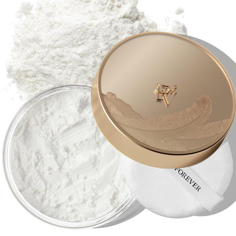 FV Matte Translucent Setting Powder Lightweight  Blurring Pores Long Lasting Loose Powder with Shimmer Finish Oilcontrol and Talcfree For All Skin Tones 03 Shimmer Sheer