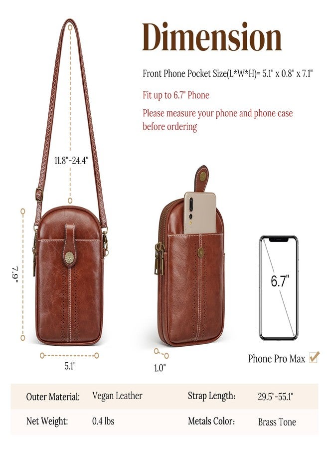 S-ZONE Leather Handbag for Women with Small Crossbody Bag - Image 3