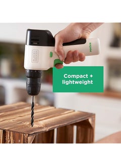 BLACK+DECKER Powerful 12V Cordless Lightweight Drill Driver Made From 50 Percent Recycled Material Revdd12C Gb  - Image 3