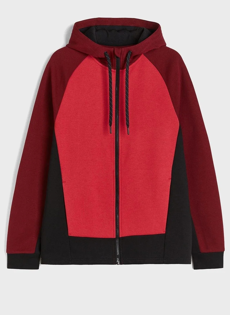 H&M Drymove™ Zip-Through Sports Hoodie