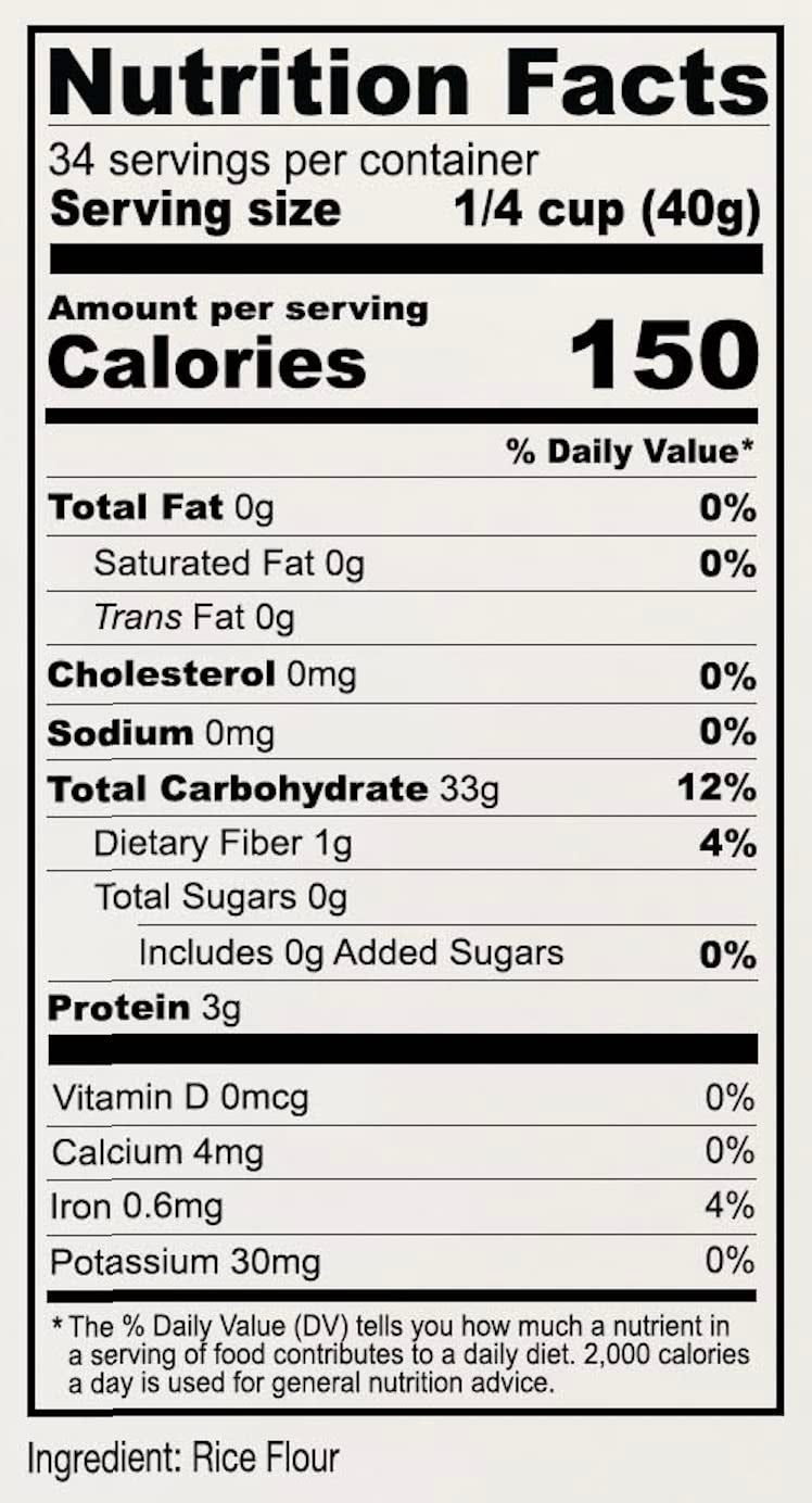 Anthony's Sweet White Rice Flour, 3 lb, Glutinous Rice Flour, Gluten Free, Non GMO, Product of the USA - Image 3