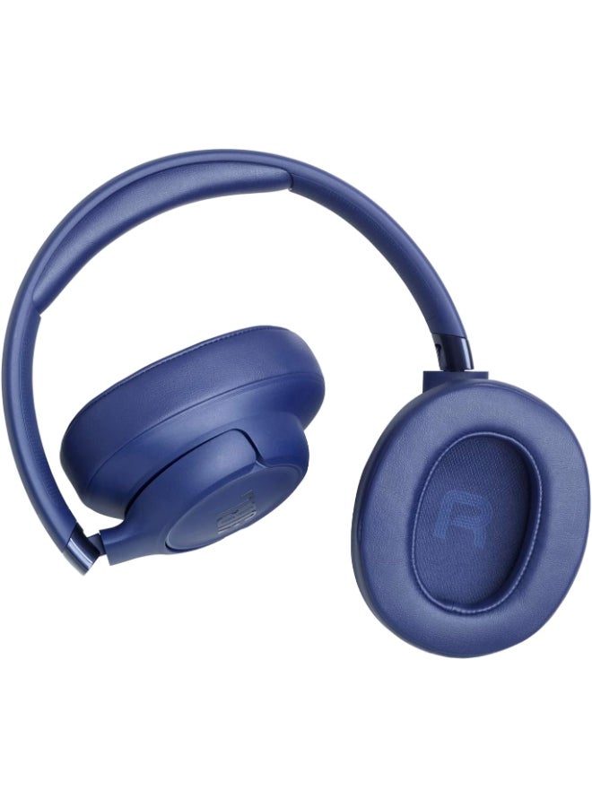 JBL Tune 780NC Wireless Over-Ear Adaptive Noise Cancelling Headphones with Hi-Res JBL Pure Bass & Spatial Sound, 76H Battery Life, 2-Mic Calls, Bluetooth 6.0, App Support Blue - Image 5