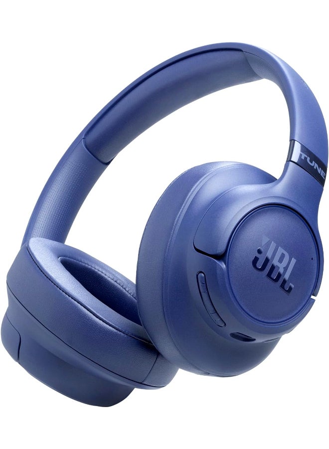JBL Tune 780NC Wireless Over-Ear Adaptive Noise Cancelling Headphones with Hi-Res JBL Pure Bass & Spatial Sound, 76H Battery Life, 2-Mic Calls, Bluetooth 6.0, App Support Blue