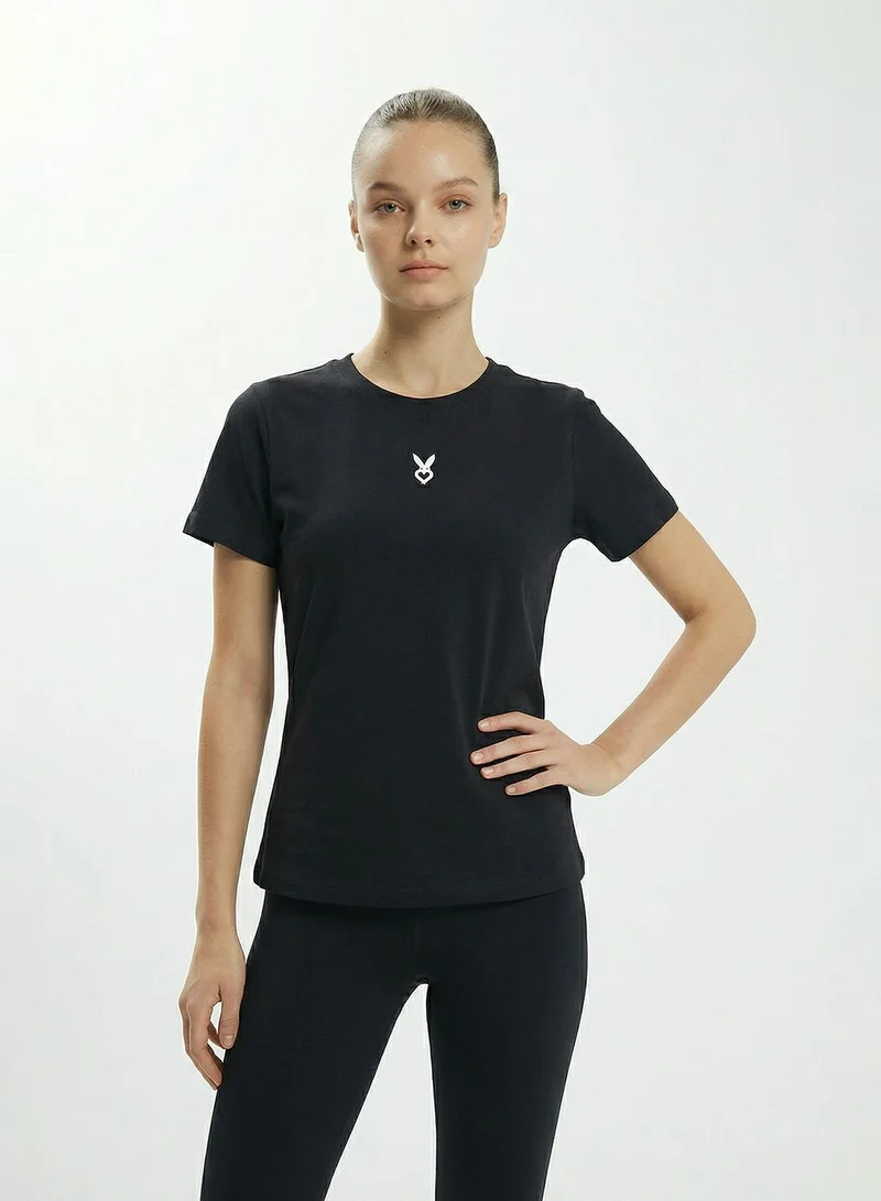 كارديو باني Women's Regular Fit T-Shirt with Logo Print
