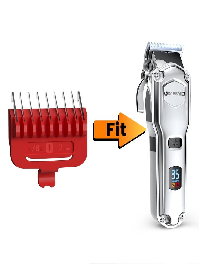 oneisall 3mm red Metal Combs for Dog Clippers - Image 1
