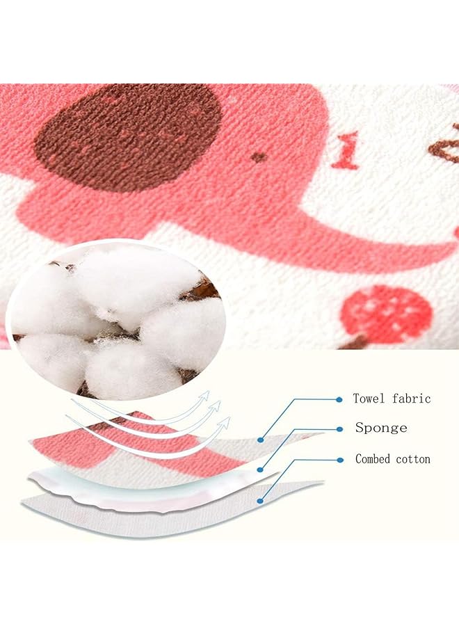 X spring Baby Bath Sponge Set 3 Pcs Ultra Soft Cotton Sponges For Gentle Newborn Bathing Hypoallergenic Baby Bath Brush With Cartoon Design For Sensitive Skin Perfect Infant Bath Accessories - Image 2