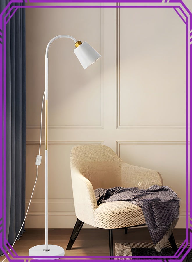 APEX Modern pleated aesthetic floor lamp, living room pole lighting, 3 colors brightness work lamp modern tall standing hanging light for living room bedroom reading - Image 4