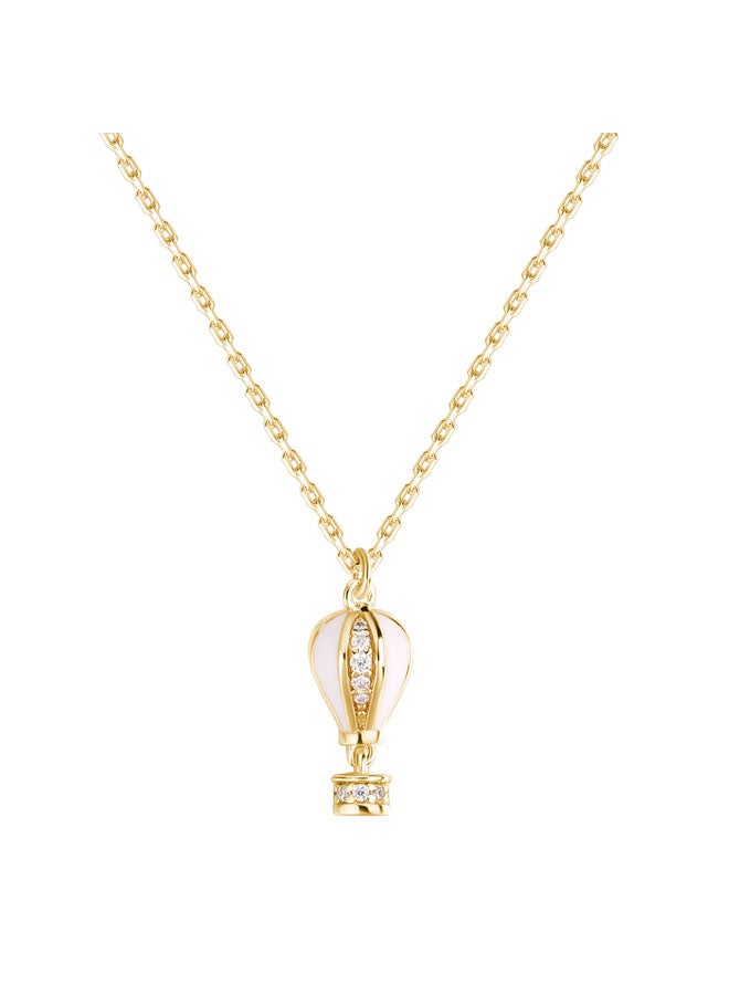 ROSATO Aria Gold Hot Air Balloon Necklace for Women's  - Image 1