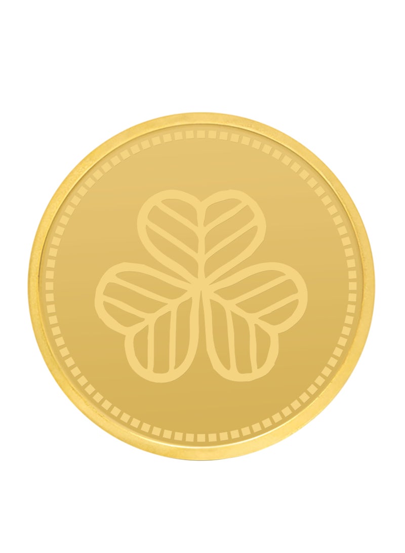 ار جي  ريفاينري عملة ذهبية 4 جرام عيار 24 قيراط بتصميم زهرة - عملة ذهبية 4 جرام عيار 24 قيراط 999.9 نقاء - Image 2
